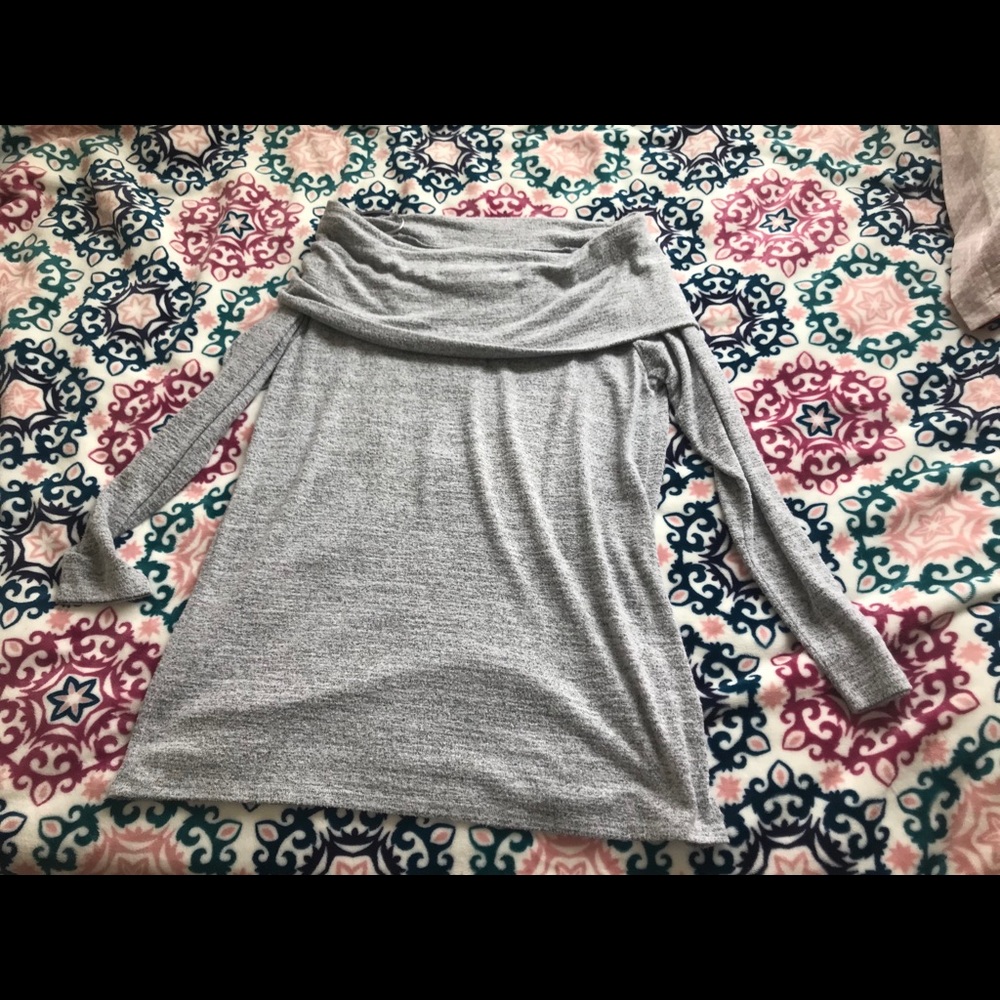 off the shoulder sweater